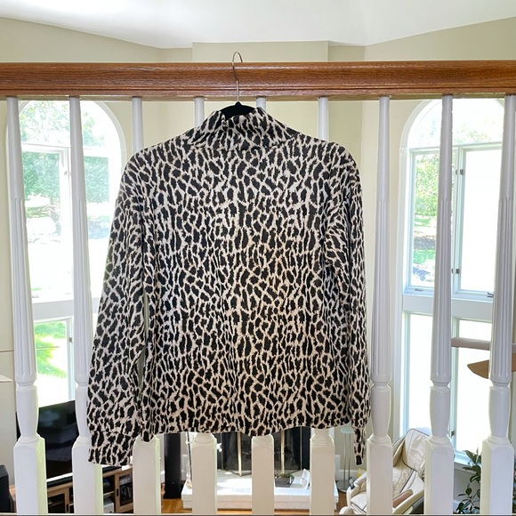 LOFT - Animal spotted sweater - Picture 4 of 4